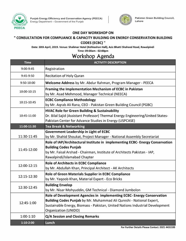 Workshop on Consultation for Compliance & Capacity Building,ECBC